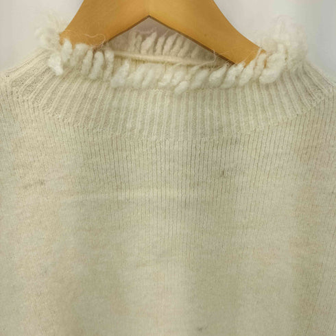 ザラ ZARA EMBROIDERED KNIT SWEATER 刺繍モチーフ ニットセーター レディース import:M
